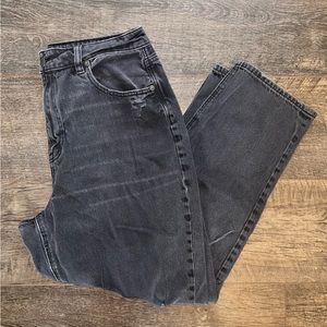 Black Distressed AEO Jeans